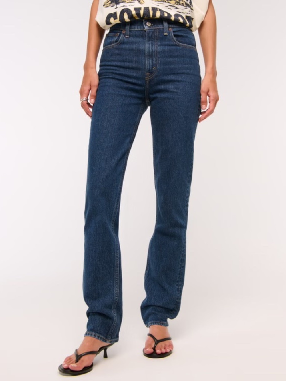 Abercrombie & Fitch - 30L - 90s Straight - Ultra High Rise Jean